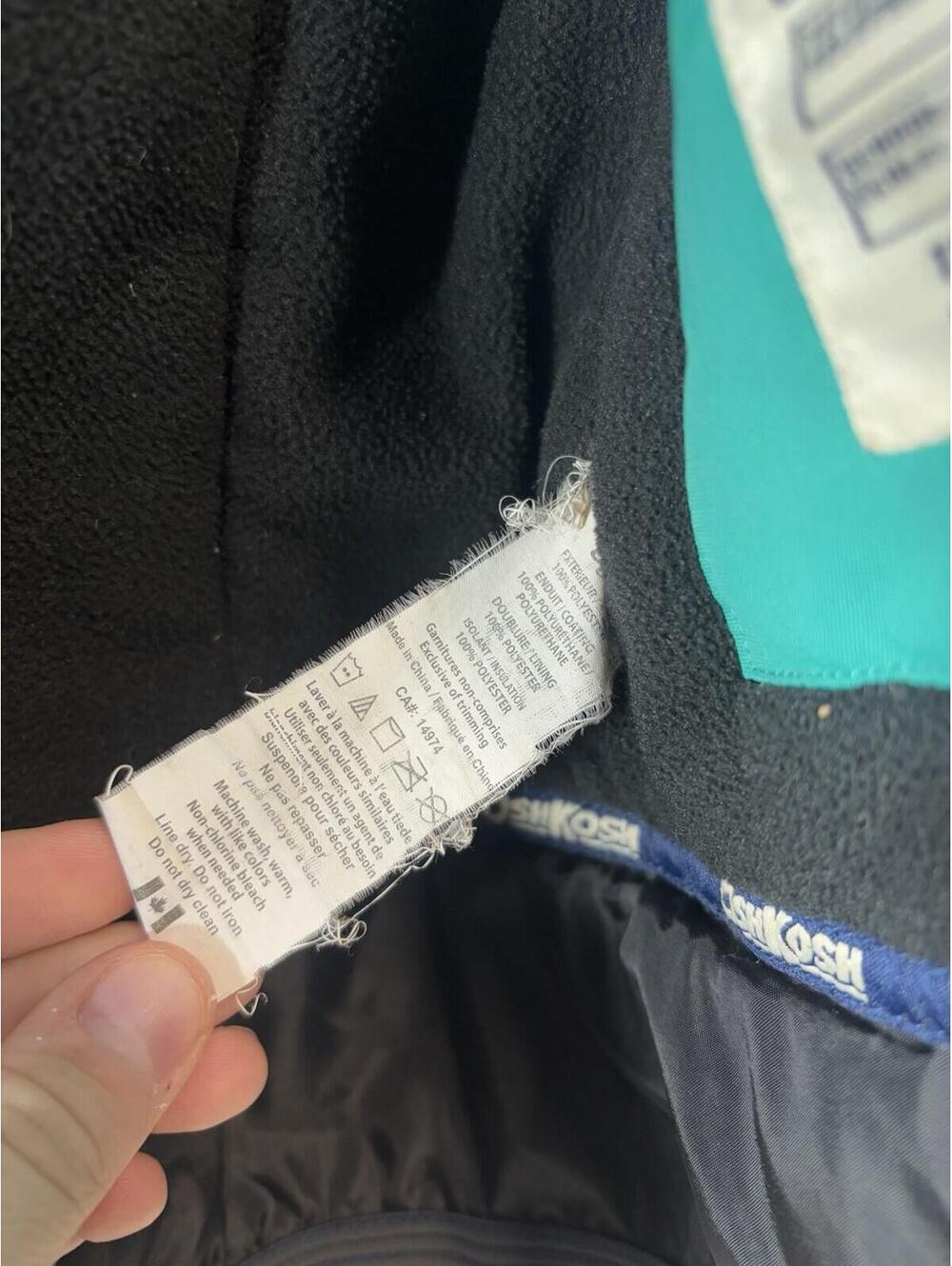 OshKosh B’gosh boys Winter Jacket Teal Size 8 - Picture 8 of 12